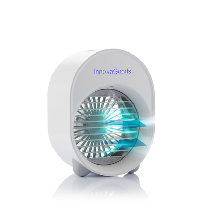 Mini Ultrasound Air Cooler-Humidifier with LED Koolizer InnovaGoods